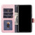 Zipper Bag PU + TPU Horizontal Flip Leather Case with Holder & Card Slot & Wallet & Lanyard For Xiaomi Redmi Note 10 4G / Note 10S(Rose Gold)