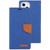 For iPhone 13 GOOSPERY CANVAS DIARY Cross Texture Horizontal Flip Leather Case with Holder& Card Slots & Wallet(Blue)