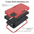 For iPhone 13 Commuter Shockproof TPU + PC Protective Case(Red + Black)