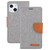 For iPhone 13 mini GOOSPERY CANVAS DIARY Canvas Texture Horizontal Flip PU Leather Case with Holder & Card Slots & Wallet (Grey)