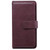 For iPhone 13 mini Multifunctional Magnetic Copper Buckle Horizontal Flip Solid Color Leather Case with 10 Card Slots & Wallet & Holder & Photo Frame (Wine Red)