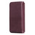 For iPhone 13 mini Multifunctional Magnetic Copper Buckle Horizontal Flip Solid Color Leather Case with 10 Card Slots & Wallet & Holder & Photo Frame (Wine Red)