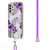 For Samsung Galaxy A32 5G Electroplating Pattern IMD TPU Shockproof Case with Neck Lanyard(Purple Flower) For Samsung Galaxy A32 5G Electroplating Pattern IMD TPU Shockproof Case with Neck Lanyard(Purple Flower)