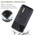 For iPhone 13 DG.MING M1 Series 3-Fold Multi Card Wallet Shockproof Case with Holder Function (Black)