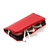 For iPhone 13 Pro Microfiber Zipper Horizontal Flip Leather Case with Holder & Card Slots & Wallet (Red)