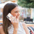 For Samsung Galaxy S21 FE Electroplating Splicing Marble Flower Pattern TPU Shockproof Case with Rhinestone Ring Holder(Imperial Crown)