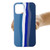 For iPhone 13 Rainbow Liquid Silicone Shockproof Full Coverage Protective Case(Blue)