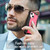 For iPhone 13 PC + Rubber 3-layers Shockproof Protective Case with Rotating Holder(Black + Rose Red)