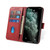 For iPhone 13 mini Calf Texture Buckle Horizontal Flip Leather Case with Holder & Card Slots & Wallet (Red)
