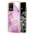 For Samsung Galaxy S20 Ultra Electroplating Marble Pattern Dual-side IMD TPU Shockproof Case(Purple 001)