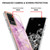 For Samsung Galaxy S20 Ultra Electroplating Marble Pattern Dual-side IMD TPU Shockproof Case(Purple 001)