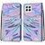 For Samsung Galaxy A22 4G Coloured Drawing Cross Texture Horizontal Flip PU Leather Case with Holder & Card Slots & Wallet & Lanyard(Fluorescent Water Texture)