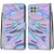 For Samsung Galaxy A22 5G Coloured Drawing Cross Texture Horizontal Flip PU Leather Case with Holder & Card Slots & Wallet & Lanyard(Fluorescent Water Texture)