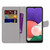 For Samsung Galaxy A22 5G Coloured Drawing Cross Texture Horizontal Flip PU Leather Case with Holder & Card Slots & Wallet & Lanyard(Upskirt)