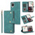 For Samsung Galaxy A12 PU + TPU Horizontal Flip Leather Case with Holder & Card Slot & Wallet & Lanyard(Lake Blue)