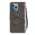 For iPhone 13 Pro 3D Butterfly Embossed Pattern Horizontal Flip Leather Case with Holder & Card Slot & Wallet & Lanyard (Grey)