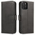 For iPhone 12 / 12 Pro Calf Texture Buckle Horizontal Flip Leather Case with Holder & Card Slots & Wallet(Black)
