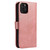 For iPhone 12 mini Calf Texture Buckle Horizontal Flip Leather Case with Holder & Card Slots & Wallet (Rose Gold)