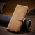 For Xiaomi Redmi Note 9 Pro Calf Texture Buckle Horizontal Flip Leather Case with Holder & Card Slots & Wallet(Khaki)