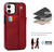For iPhone 12 mini Crazy Horse Texture Shockproof TPU + PU Leather Case with Card Slot & Wrist Strap Holder (Red) For iPhone 12 mini Crazy Horse Texture Shockproof TPU + PU Leather Case with Card Slot & Wrist Strap Holder (Red)