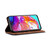 For Galaxy A70 Denim Texture Casual Style Horizontal Flip Leather Case with Holder & Card Slots & Wallet(Brown)