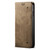 For Galaxy A20s Denim Texture Casual Style Horizontal Flip Leather Case with Holder & Card Slots & Wallet(Khaki)