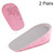 2 Pairs Self-Adhesive Inner Heightening Half Pad Sweat-Absorbent Breathable Shock-Absorbing Heel Casual Sports Insole, Size: 3.5cm(Pink Bottom Gray Above) 2 Pairs Self-Adhesive Inner Heightening Half Pad Sweat-Absorbent Breathable Shock-Absorbing Heel Casual Sports Insole, Size: 3.5cm(Pink Bottom Gray Above)
