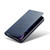 For iPhone XR Calf Texture Magnetic Horizontal Flip Leather Case with Holder & Card Slots & Wallet(Blue)