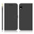 For Xiaomi Redmi 7A Imitated Mirror Surface Horizontal Flip Leather Case with Holder & Card Slots & Wallet & Lanyard(Black)