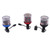 2 PCS USB Electric Cigarette Grinder Convenient And Fast Cigarette Crusher(Black)