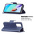 For Xiaomi Redmi 10 Retro Lambskin Texture Pure Color Horizontal Flip PU Leather Case with Holder & Card Slots & Wallet & Lanyard(Blue)