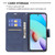 For Xiaomi Redmi 10 Retro Lambskin Texture Pure Color Horizontal Flip PU Leather Case with Holder & Card Slots & Wallet & Lanyard(Blue)