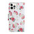 For iPhone 12 / 12 Pro Painted Pattern Horizontal Flip Leather Case with Holder & Card Slot & Wallet(Red Peony Flower)