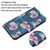 For iPhone 12 mini Painted Pattern Horizontal Flip Leather Case with Holder & Card Slot & Wallet (Fluorescent Rose)