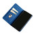 For Infinix Smart 4 X653 Skin Feel Magnetic Horizontal Flip Leather Case with Holder & Card Slots(Blue)