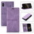 For iPhone X / XS Dream Magnetic Suction Business Horizontal Flip PU Leather Case with Holder & Card Slot & Wallet(Purple)