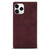 For iPhone 12 Pro Max Dream Magnetic Suction Business Horizontal Flip PU Leather Case with Holder & Card Slot & Wallet(Wine Red)