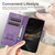 For iPhone XS Max Dream Magnetic Suction Business Horizontal Flip PU Leather Case with Holder & Card Slot & Wallet(Purple)