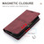 For iPhone X / XS Dream Magnetic Suction Business Horizontal Flip PU Leather Case with Holder & Card Slot & Wallet(Wine Red)