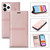 For iPhone 11 Dream Magnetic Suction Business Horizontal Flip PU Leather Case with Holder & Card Slot & Wallet (Rose Gold)