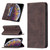 For iPhone XS Max Magnetic RFID Blocking Anti-Theft Leather Case with Holder & Card Slots & Wallet(Brown)