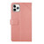 For iPhone 11 Pro Max Y Stitching Horizontal Flip Leather Phone Case with Holder & Card Slots & Wallet & Photo Frame (Rose Gold)