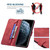 For iPhone 11 Pro Magnetic Clasp RFID Blocking Anti-Theft Leather Case with Holder & Card Slots & Wallet (Red)