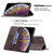 For iPhone XS Max Magnetic Clasp RFID Blocking Anti-Theft Leather Case with Holder & Card Slots & Wallet(Brown)