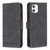 For iPhone 11 Magnetic Clasp RFID Blocking Anti-Theft Leather Case with Holder & Card Slots & Wallet (Black)