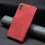 For iPhone XS Max Magnetic Clasp RFID Blocking Anti-Theft Leather Case with Holder & Card Slots & Wallet(Red)