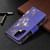 For Samsung Galaxy S22 Ultra 5G Colored Drawing Pattern Zipper Horizontal Flip Phone Leather Case with Holder & Card Slots & Wallet(Purple Butterfly)
