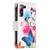 For Samsung Galaxy S22+ 5G Colored Drawing Pattern Zipper Horizontal Flip Phone Leather Case with Holder & Card Slots & Wallet(Two Butterflies)
