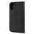 For iPhone 12 mini Skin Feel Splicing Leather Phone Case (Black)