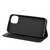 For iPhone 12 mini Skin Feel Splicing Leather Phone Case (Black)